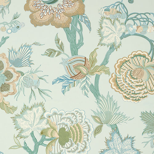 Indienne Jacobean | Textile Floral Wallpaper