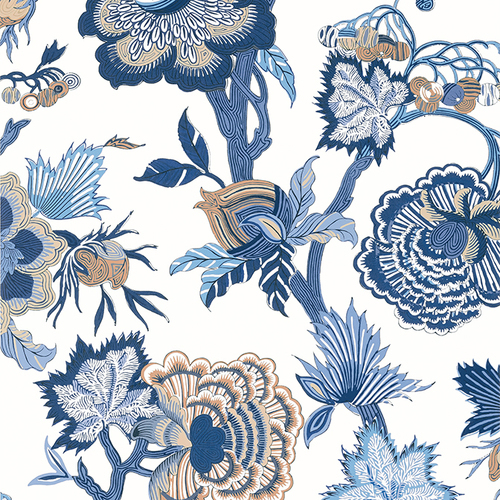 Indienne Jacobean | Textile Floral Wallpaper