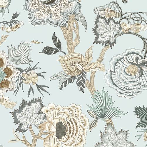 Indienne Jacobean | Textile Floral Wallpaper