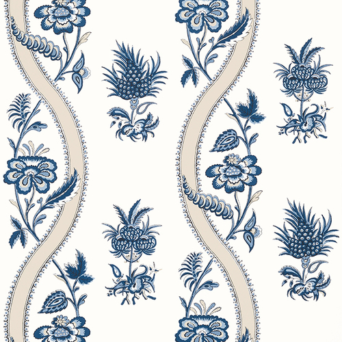 Ribbon Floral | Swirling Flowers Wallpaper