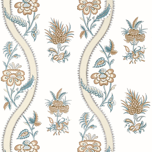Ribbon Floral | Swirling Flowers Wallpaper