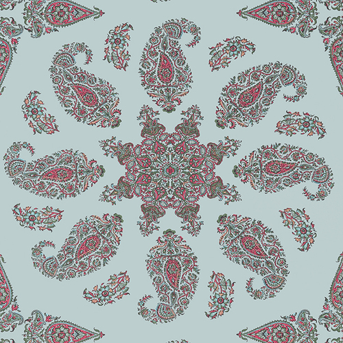 East India | Paisley Block Wallpaper