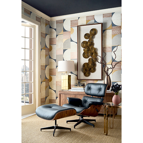 Saturn | Mid-Century Geo Wallpaper