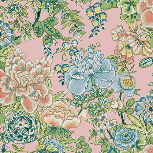 Peony Garden | Lush Floral Wallpaper