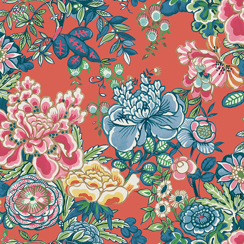 Peony Garden | Lush Floral Wallpaper