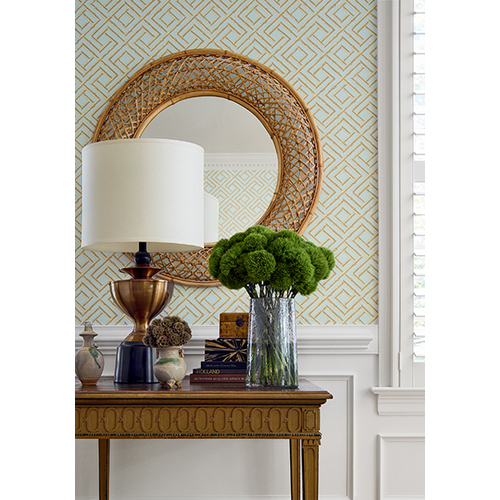 French Lattice | Bamboo Trellis Wallpaper