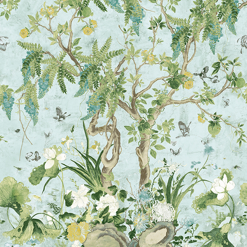 Wild Wisteria Wallpaper Mural