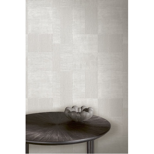 Traces | Textured Patchwork Wallpaper