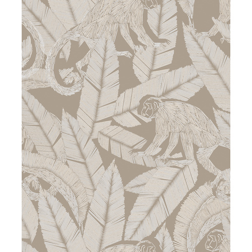 Monkey | Banana Leaf Wallpaper