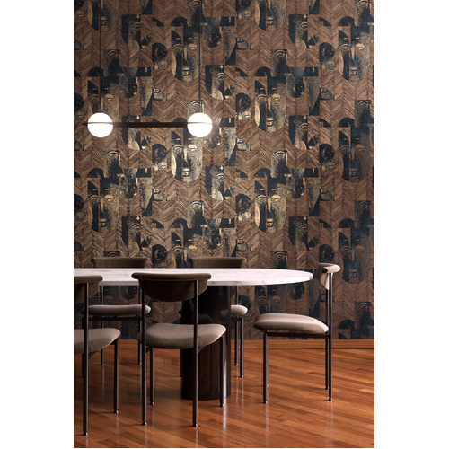 Mask | Tribal Herringbone Wallpaper