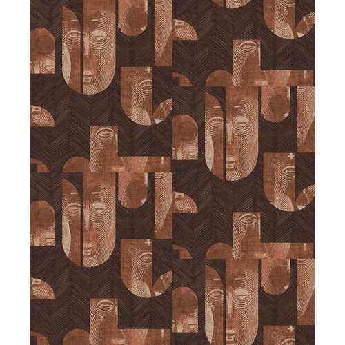 Mask | Tribal Herringbone Wallpaper