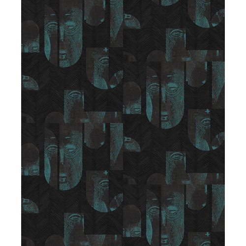 Mask | Tribal Herringbone Wallpaper