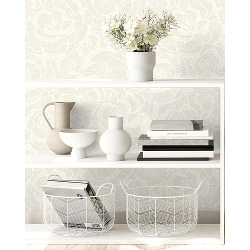 Alejandra | Floral Stamping Wallpaper