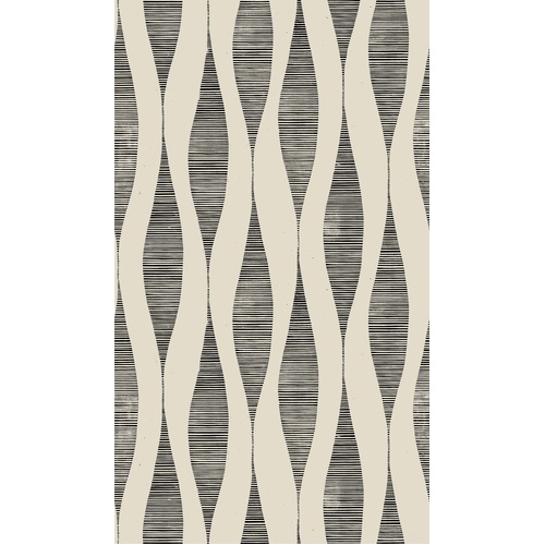 Harmony | Stretched Ogee Wallpaper