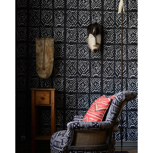 Bamana | African Cloth Pattern Wallpaper