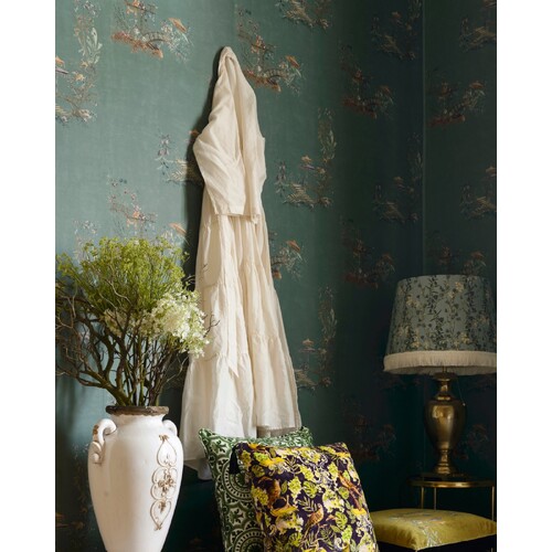 Chinoiserie | Oriental Toile Wallpaper