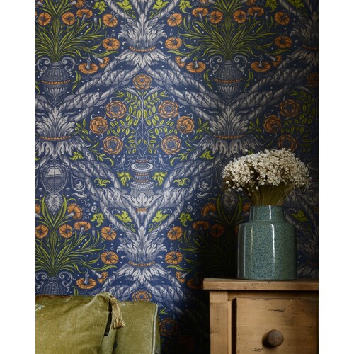 Floral Ornament | Damask Garden Wallpaper