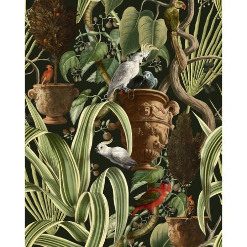 Exotic Menagerie | Garden Elements Wallpaper