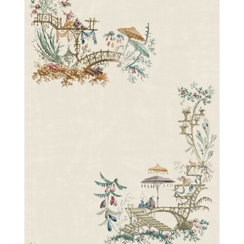 Chinoiserie | Oriental Toile Wallpaper