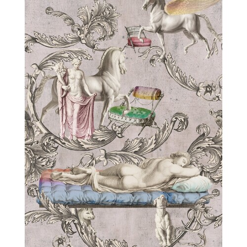 Sleeping Beauty | Renaissance Ornament Wallpaper