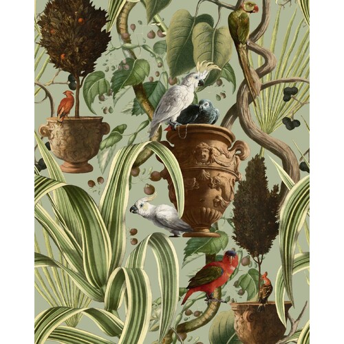 Exotic Menagerie | Garden Elements Wallpaper