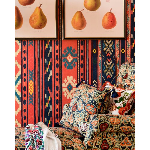 Heritage | Romanian Folk Stripe Wallpaper