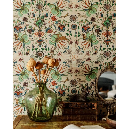 The Deer Stalker | Ornate Woodland Wallpaper