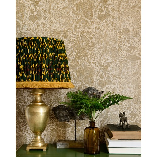 Sarkozi Embroidery | Monochrome Damask Wallpaper