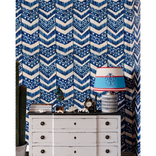 Turkish Ikat | Geometric Chevron Wallpaper