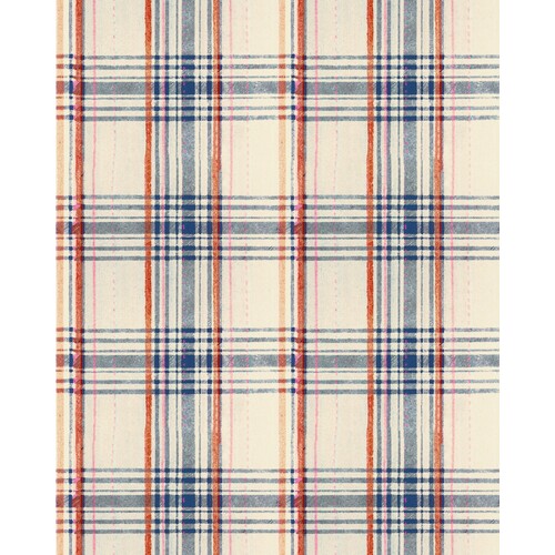 Seaport Plaid | Vintage Check Wallpaper