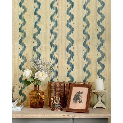 Vintage Ikat | Chevron Stripe Wallpaper