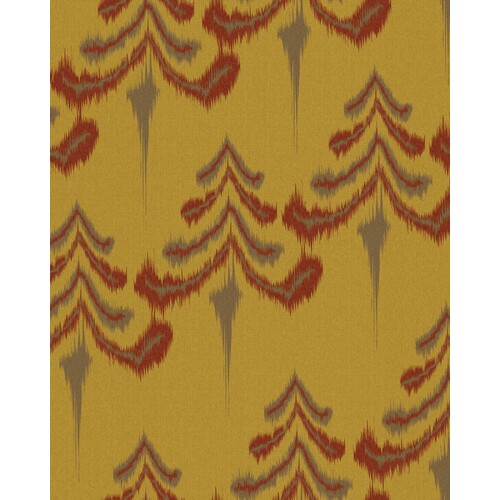 Alpine | Ikat-Style Trees Wallpaper