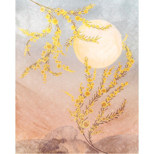 Sol | Pastel Moon Mural