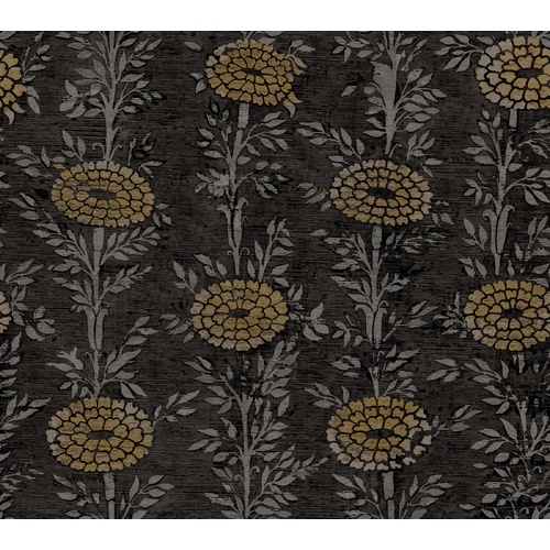 French Marigold | Floral Damask Wallpaper