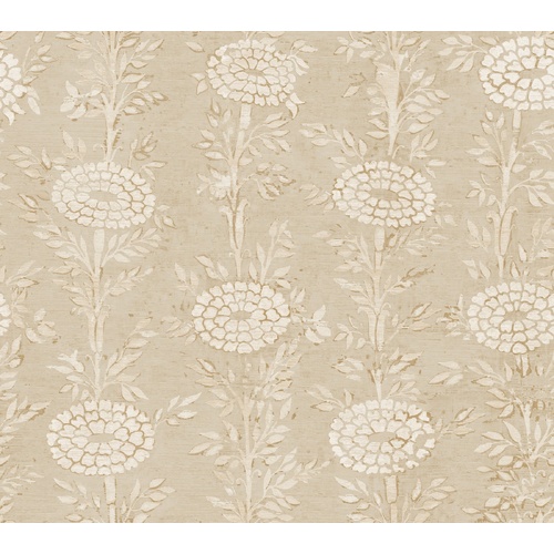 French Marigold | Floral Damask Wallpaper