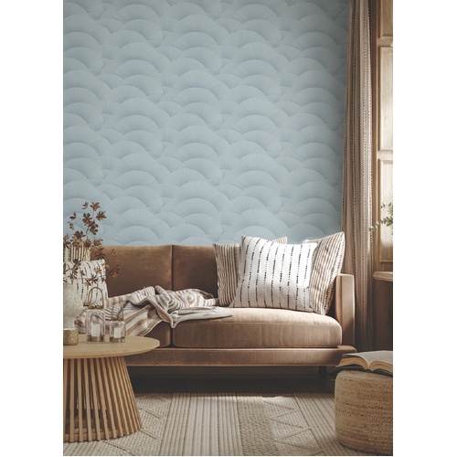 Morning Shell | Striped Fans Wallpaper