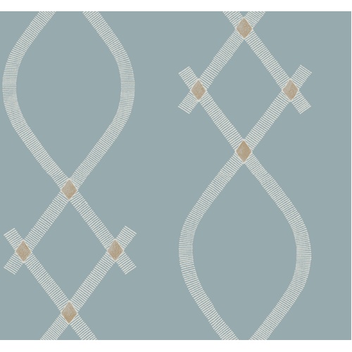 Ellena | Looped Trellis Wallpaper