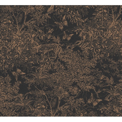 Scene | Garden Toile Metallic Wallpaper